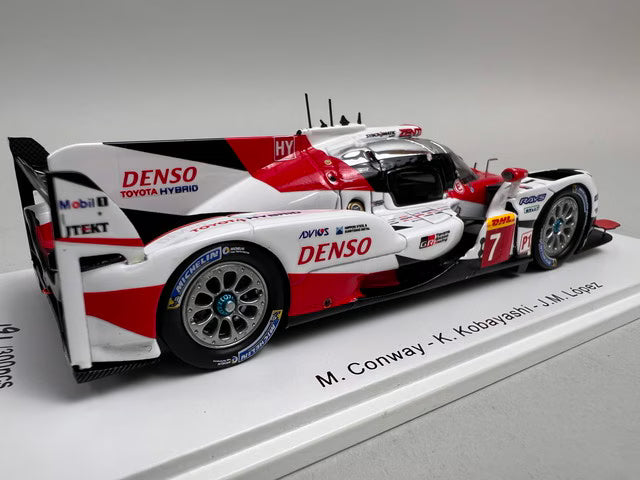 1:43 Spark SJ054 Toyota TS50 Hybrid GAZOO Racing 2nd Fuji 2017 #7 M. Conway / Kamui Kobayashi / J. M. Lopez