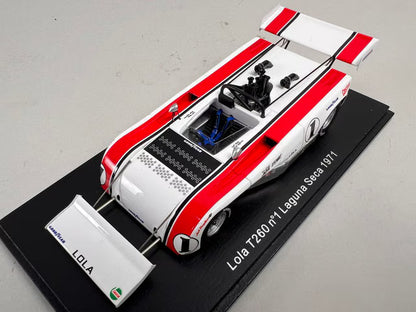 1:43 Spark S1133 LOLA T260 LAGUNA SECA 1971 #1 J. Stewart