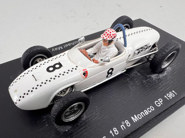 1:43 Spark S1828 Lotus F1 Monaco GP 1961 #33 M. May