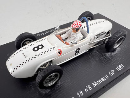 1:43 Spark S1828 Lotus F1 Monaco GP 1961 #33 M. May