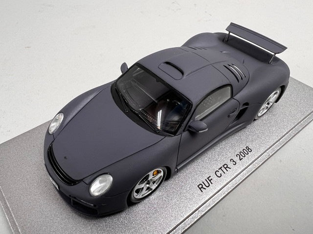 1:43 Spark S0717 RUF CTR3 2008 Matte Black