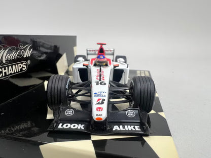 1:43 MINICHAMPS 400030086 BAR Honda Show Car 2003 #16 J. Villeneuve