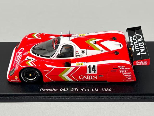 1:43 SPARK KBS042 Porsche 962 GTI LM Le Mans 1989 #14 CABIN