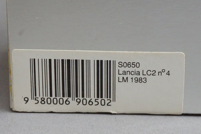 1:43 SPARK S0650 Lancia LC2 LM Le Mans 1983 MARTINI #4 model car