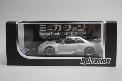 1:43 HPI 8166 Nissan Nismo GT-R Le Mans Silver, Custom Order for Miniature Car Fans model car