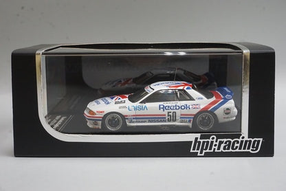 1:43 HPI 8607 Nissan Reebok Skyline GT-R JTC Suzuka 1991 #50 model car