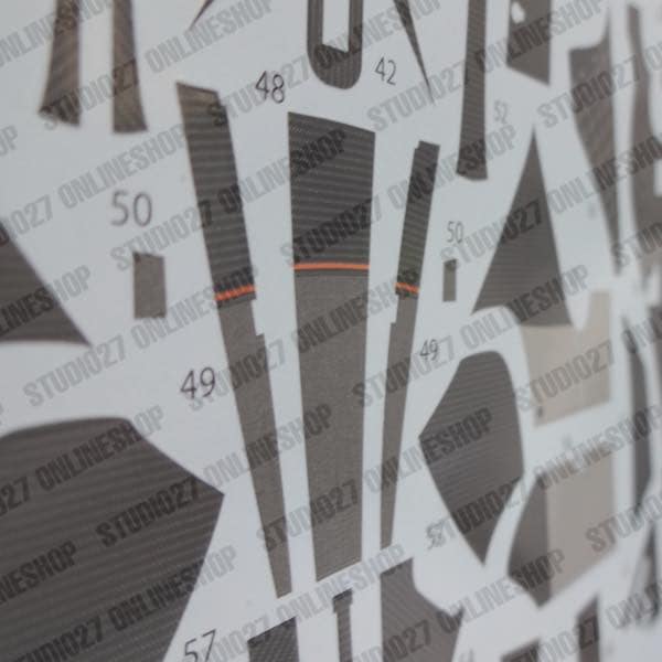 [ Back-order ] STUDIO27 CD20007 1:20 RB6 Carbon decal forTAMIYA20067 Carbon Decal