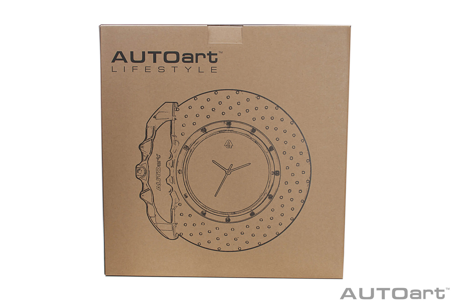 [ Back-order ] AUTOart 41001 Brake disk clock 8-pot red caliper 38cm x 3.5cm