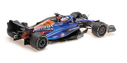 [ Back-order ] MINICHAMPS 117232223 1:18 Williams FW45 Alobon Las Vegas GP 2023 model car