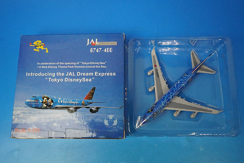 1:500 B747-400 JAL Tokyo DisneySea JA8912 NET Models airplane model