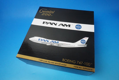 1:200 B747-100 Pan Am Clipper Sparkling Wave N741PA G2PAA619 Gemini