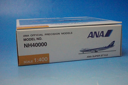 1:400 B747-400 ANA SUPER STYLE JA404A NH40000 ANA airplane model