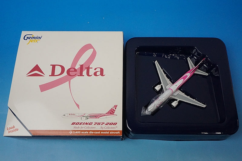 1:400 B757-200 DELTA Airlines Pink Ribbon N610DL GJDAL755 Gemini