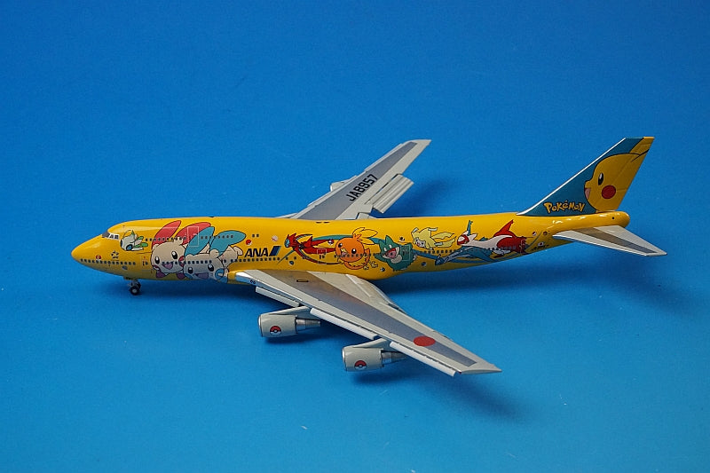 1:400 B747-400 ANA Pokemon Pikachu Jumbo Flap Down JA8957 NH40060 ANA