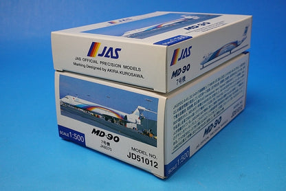 1:500 MD-90 JAS Japan Air System Akira Kurosawa Unit 7 JA8070 JD51012 JALUX