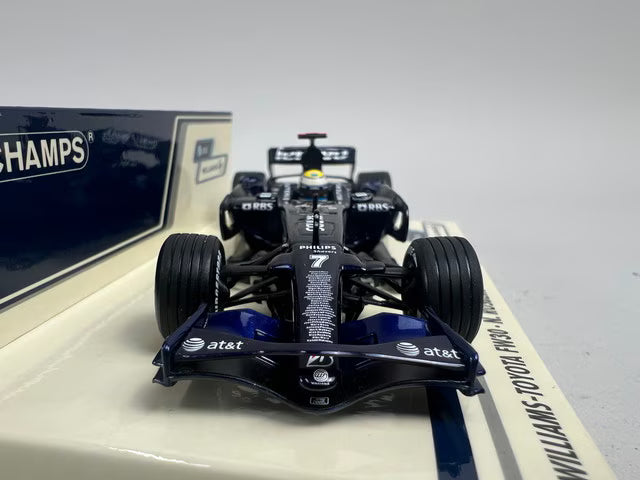 1:43 MINICHAMPS 400080207 AT&T Williams Toyota FW30 Test Barcelona N. Rosberg 2008 #7