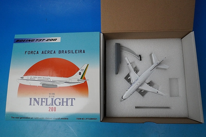 1:200 B737-200 Brazilian Air Force Government Aircraft #2116 IF732BRS01 INFLIGHT airplane model