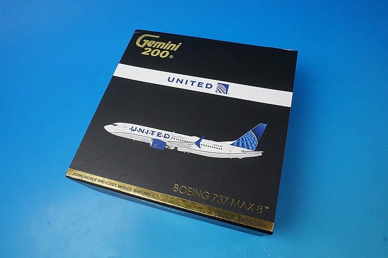 1:200 B737 MAX 8 UNITED Being United Together N27261 G2UAL1086 Gemini airplane model