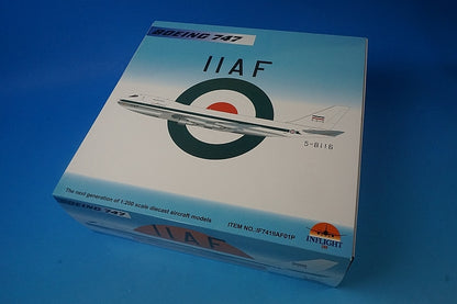 1:200 B747-200F Cargo Imperial Iranian Air Force 1977 #5-8116 IF741IIAF01P INFLIGHT airplane model