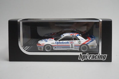 1:43 HPI 8606 Nissan Reebok Skyline GT-R JTC SUZUKA 1990 #1