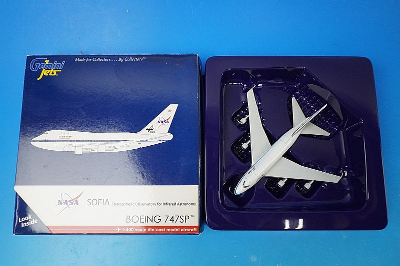 1:400 B747SP NASA/DLR SOFIA Project Operational Aircraft (Airborne Observatory) N747NA GJNSA1092 Gemini