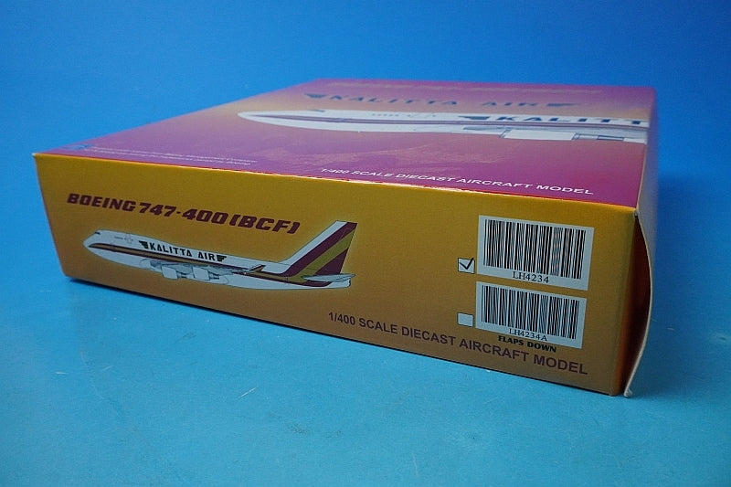 1:400 B747-400BCF modified cargo aircraft Kalitta Air N742CK LH4234 JC Wings airplane model