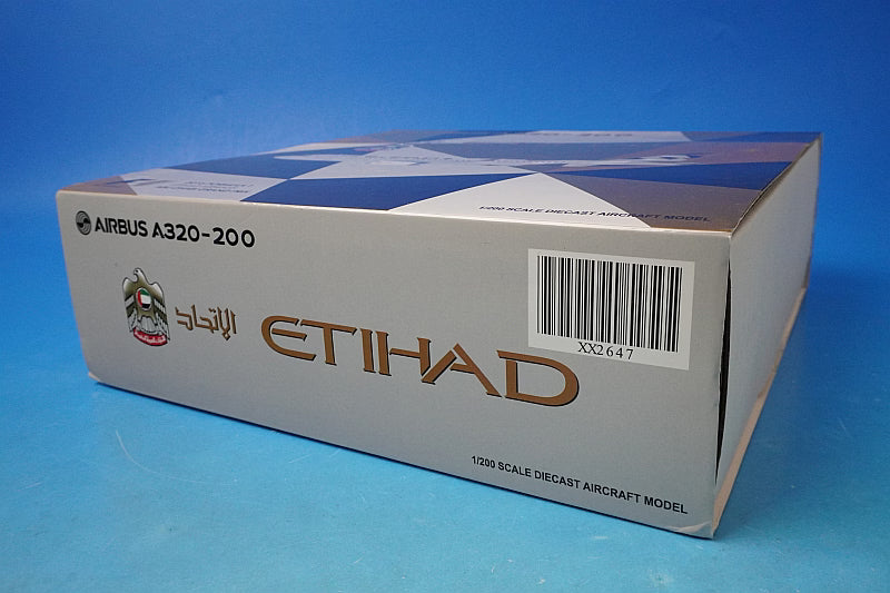 1:200 A320-200 Etihad A6-EJA XX2647 JC Wings airplane model
