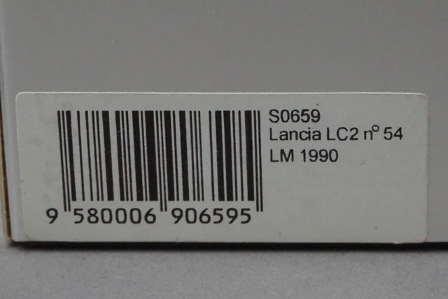 1:43 SPARK S0659 Lancia LC2 Le Mans 1990 #54 model car