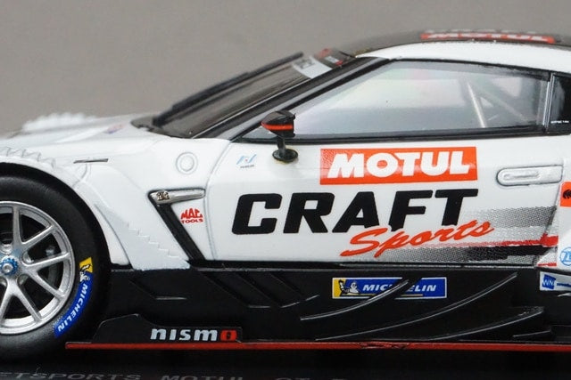 1:43 EBBRO 45625 Nissan CRAFTSPORTS MOTUL GT-R Super GT GT500 2018 #3