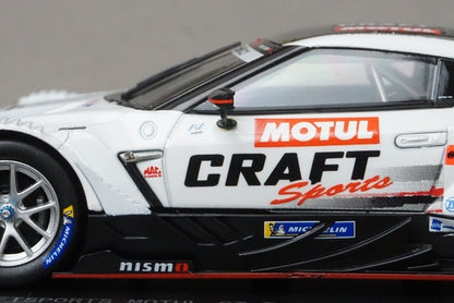 1:43 EBBRO 45625 Nissan CRAFTSPORTS MOTUL GT-R Super GT GT500 2018 #3