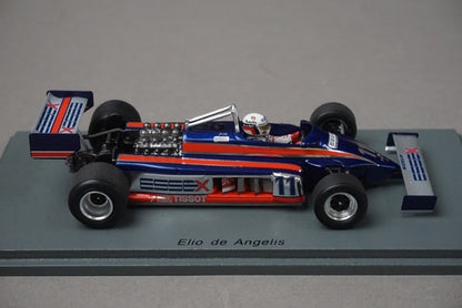 1:43 Spark S5350 Lotus 87 Monaco GP 1981 #11 E. de Angelis model car
