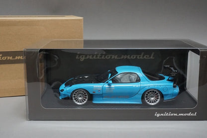 1:18 ignition model IG1045 Mazda RX-7 (FD3S) RE Amemiya Light Blue