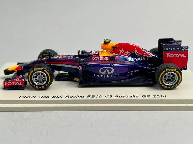 1:43 SPARK S3086 Infiniti Red Bull Racing RB10 Australian GP 2014 #3 Daniel Ricciardo