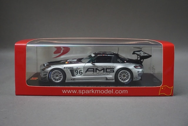 1:43 SPARK SA016 Mercedes-Benz SLS GT3 #96 ILMC Zhuhai 2011 M.Hakkinen