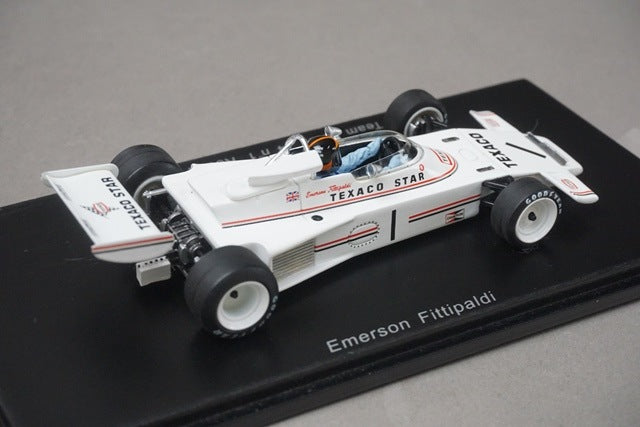 1:43 Spark S1775 Team Lotus 74 Rouen F2 1973 #1 E. Fitzipaldi model car