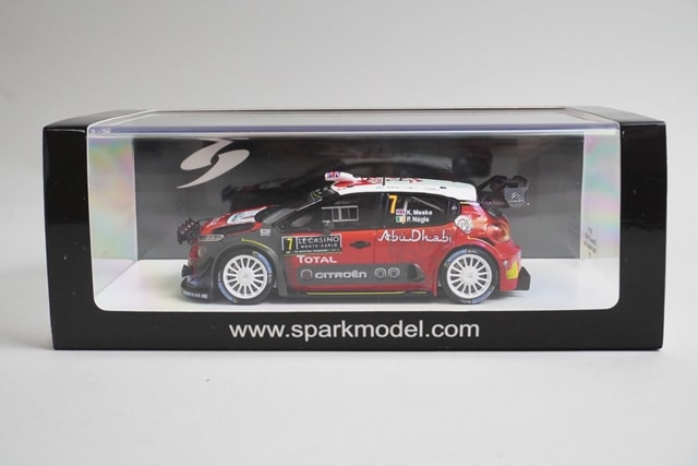 1:43 SPARK S5155 Citroen C3 WRC Monte Carlo Rally 2017 #7 model car