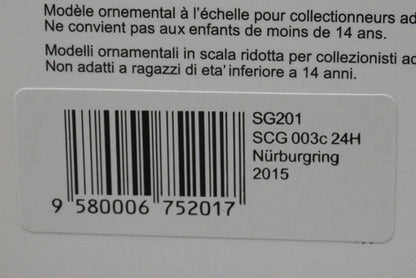 1:43 SPARK SG201 SCG 003c #9 24h Nurburgring 2015 model car