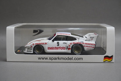 1:43 SPARK SG461 Porsche 935:80 DRM Mainz-Finthen Winner 1980 #9 B. Wollek model car