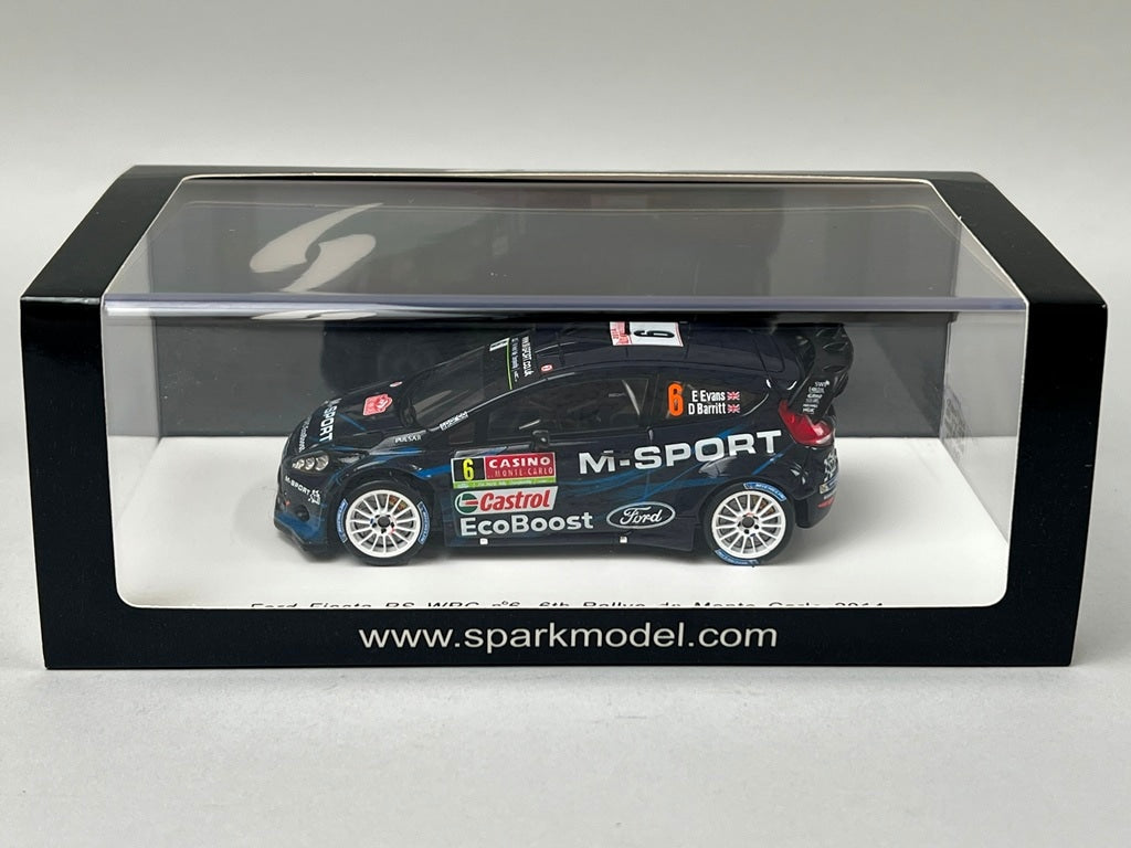 1:43 SPARK S3791 Ford Fiesta RS WRC Monte Carlo 2014 #6 model car