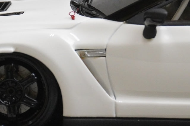 1:43 HPI 8457 Nissan GT-R R35 NISMO Test Car Fuji 2009 model car