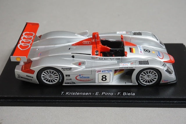 1:43 SPARK 43LM00 Audi R8 Audi Sport Team Joest Le Mans winner 2000 #8 model car