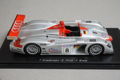 1:43 SPARK 43LM00 Audi R8 Audi Sport Team Joest Le Mans winner 2000 #8 model car