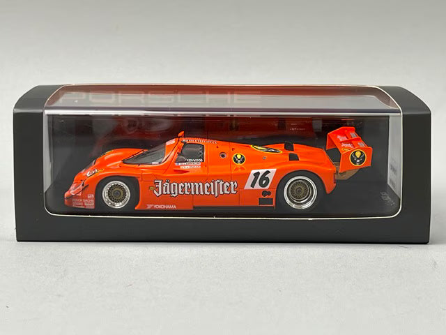 1:43 SPARK CAP04300211 Porsche Special Order Porsche 962 6.Platz Sportwagen WM Nurburgring 1989 #16 Jagermeister