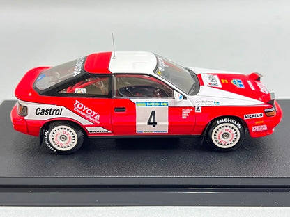 1:43 HPI 8146 Mirage Toyota Celica GT-Four Rally Sweden 1992 #4 model car