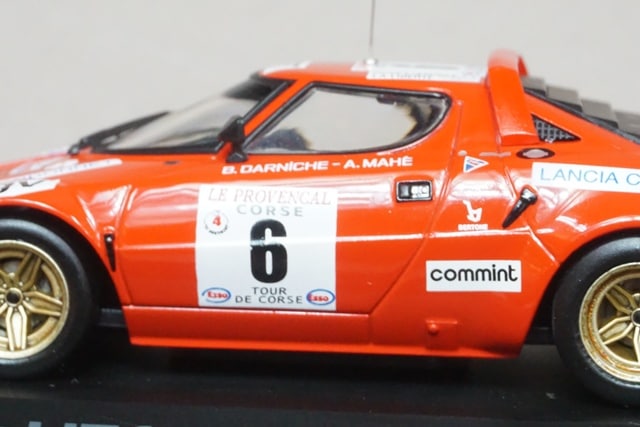 1:43 HPI 8072 Lancia Stratos HF Tour de Corse 1975 #6 model cars