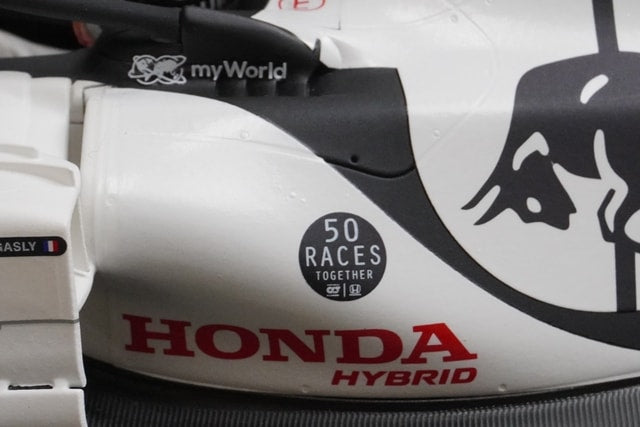 1:18 SPARK 18S487 AlphaTauri AT01 #10 Scuderia AlphaTauri F1 Team Winner Italian GP 2020 Pierre Gasly