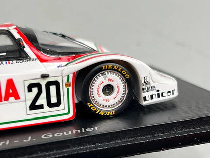 1:43 Spark S4436 Porsche 956 Le Mans 7th 1984 #20 M. Sigara / O. Larrauri / J. Gouillet