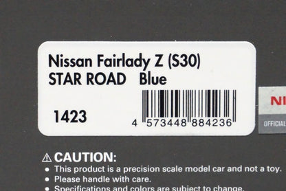 1:43 ignition model IG1423 Nissan Fairlady Z (S30) Star Road Blue