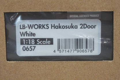 1:18 ignition model IG0657 LB WORKS Hakosuka 2Dr White