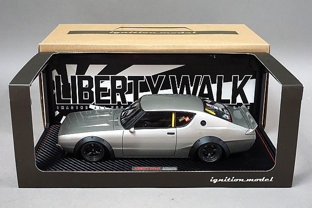 1:18 ignition model IG0434 LB WORKS Kenmeri 2door Silver